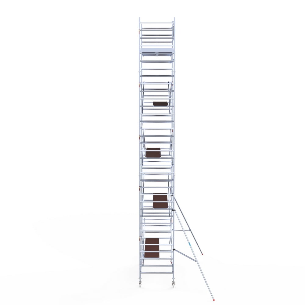Rolsteiger Original  135x305 11,2m werkhoogte carbon vloer tegen de gevel