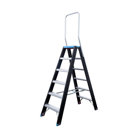 Dubbele zwarte trap 6 treden - Limited edition
