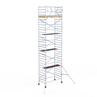 Rolsteiger Basic 135x250 10,2m werkhoogte tegen de gevel