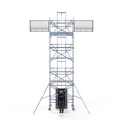 Zonnepanelen steiger 135x250 8,2m werkhoogte incl. Safeguard dakrandbeveiliging