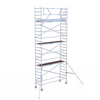 Rolsteiger Original  90x305 8,2m werkhoogte carbon vloer tegen de gevel