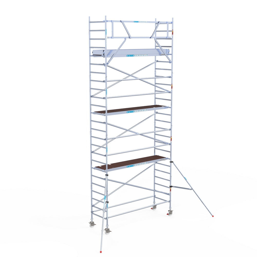 Rolsteiger Original  90x305 8,2m werkhoogte carbon vloer tegen de gevel