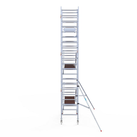 Rolsteiger Original  90x190 7,2m werkhoogte carbon vloer tegen de gevel