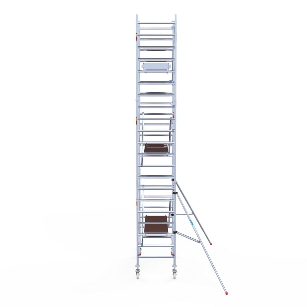 Rolsteiger Original  90x190 7,2m werkhoogte carbon vloer tegen de gevel