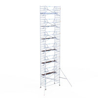 Rolsteiger Professional 135x305 14,2m werkhoogte tegen de gevel