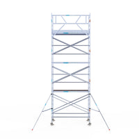 Anssems Aanhanger GT 750 R + Euroscaffold Rolsteiger Original 135x250 8,2m Werkhoogte