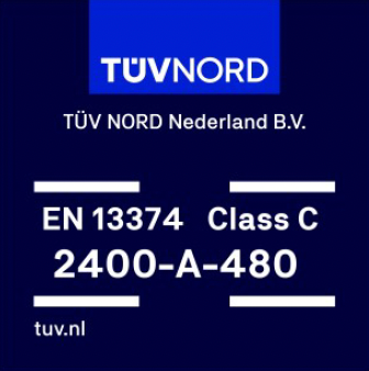 NEN 2484 / EN 131 norm / TÜV 13374